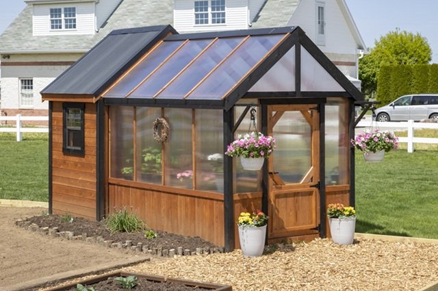 Garden Shed Greenhouse Combo