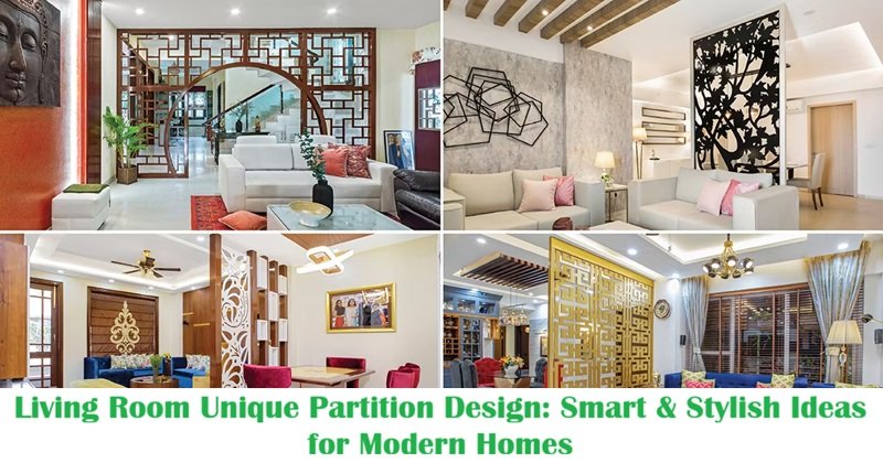 Living Room Unique Partition