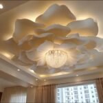 ceiling pop flower design colour