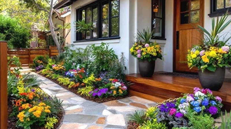 beautiful home garden